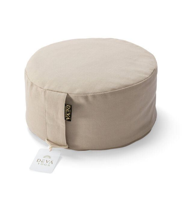 Deva Yoga Meditatiekussen bio katoen - Warm Grey