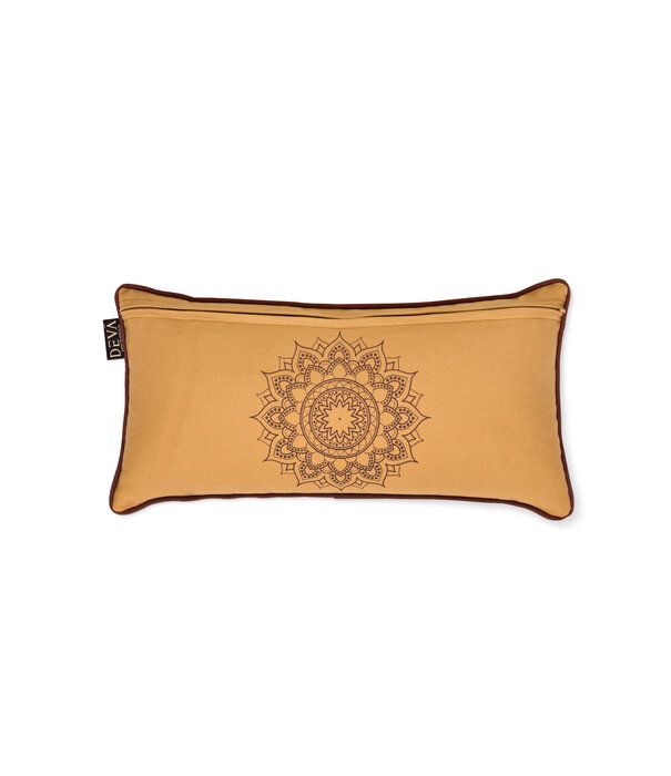 Spijkermat kussen - Dark Yellow Mandala