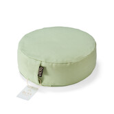 Meditatiekussen laag bio katoen - Light Green