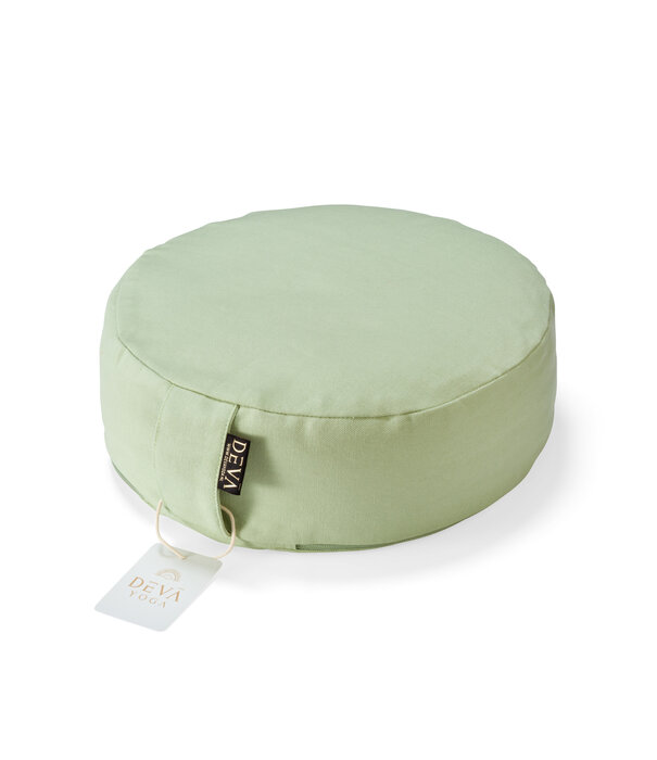 Meditatiekussen laag bio katoen - Light Green