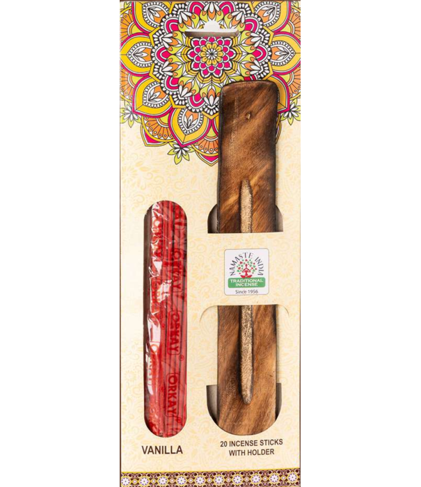 Vanille Traditional Masala wierook gifset
