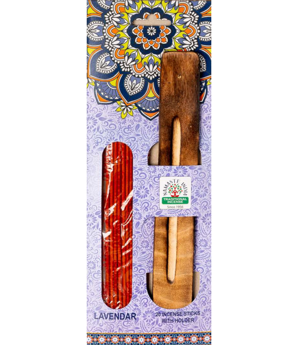 Lavendel Traditional Masala wierook gifset