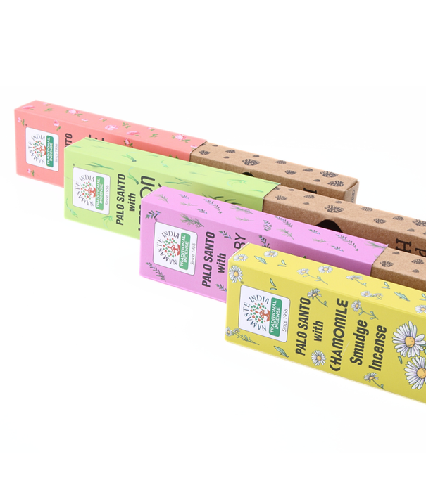 Natural Wierook Palo Santo  met Roos