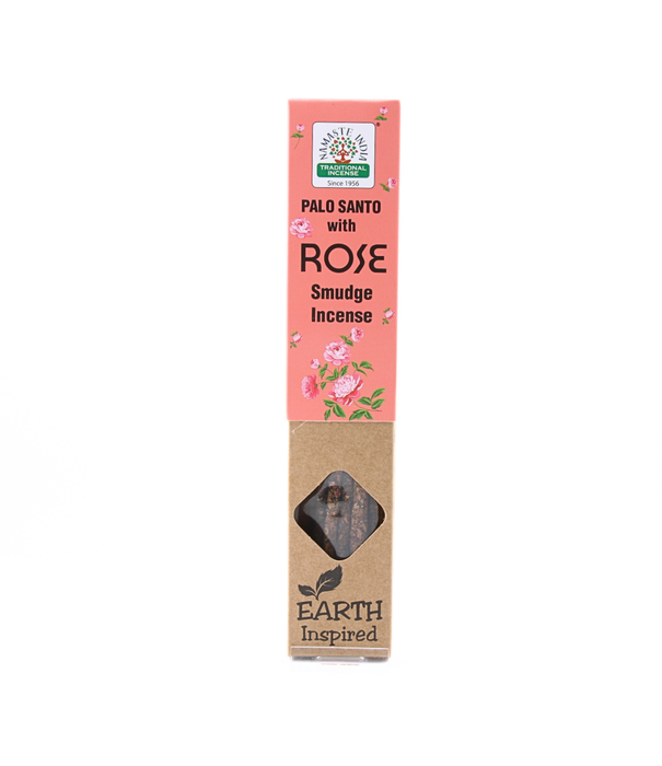 Natural Wierook Palo Santo  met Roos