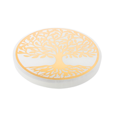 Seleniet oplaad schijf tree of life goud 20cm