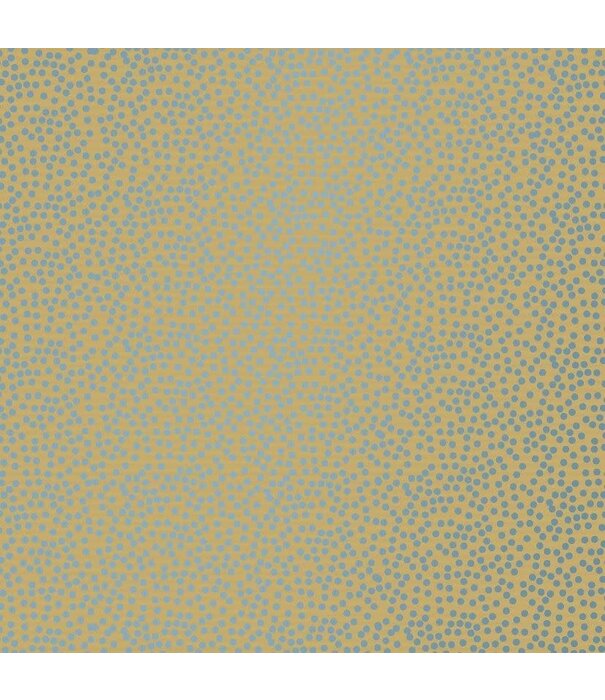 Inpakpapier Minidots blue kraft 30cm breed