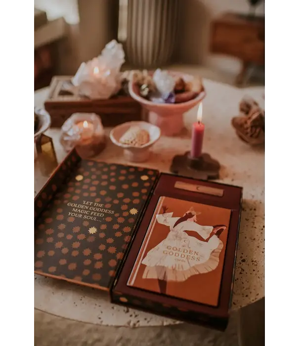 Golden goddess book & cards