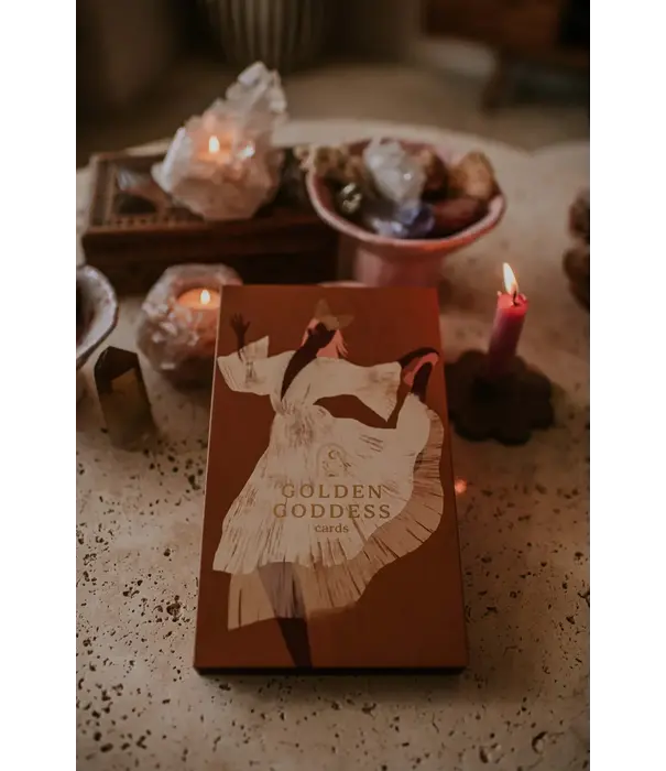 Golden goddess book & cards