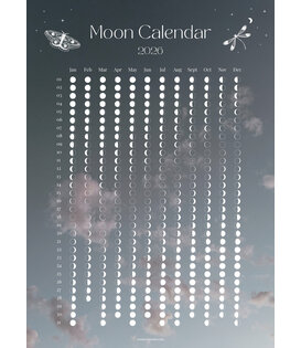 Maankalender 2026 A4 formaat (10 stuks)