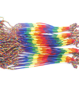 Geluksarmband regenboog 50st