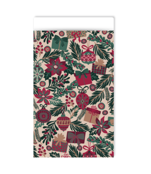 Cadeauzakjes 12x19cm Kersttakjes 250st - KERST