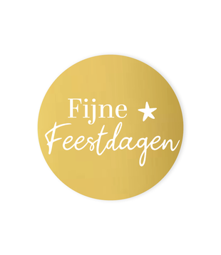 Cadeausticker Kerst assorti rol 250st - KERST