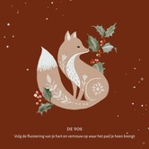 Vierkante Eco kerstkaart CH26001 (10 stuks)