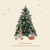 Vierkante Eco kerstkaart CH26005 (20 stuks)