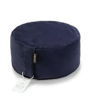 Meditatiekussen velvet - Dark Blue