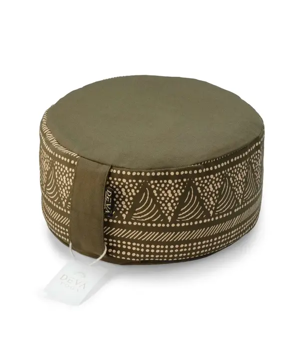 Deva Yoga Meditatiekussen bio katoen - Olive Sun