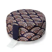 Meditatiekussen bio katoen - Blue Wave