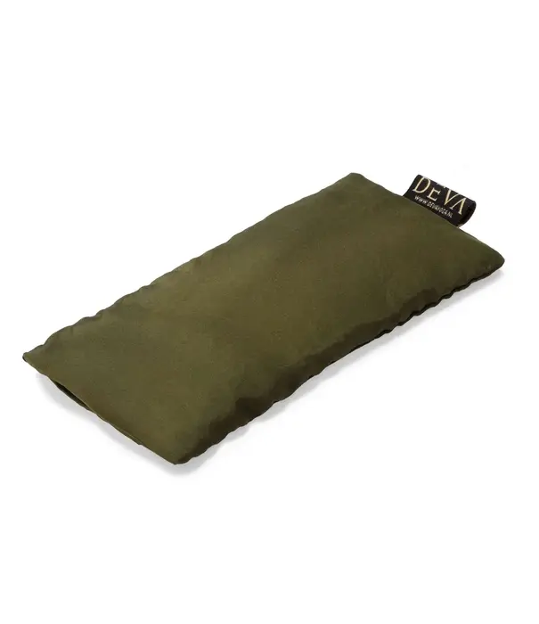 Oogkussen lavendel zijde - Dark Olive