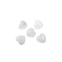 Bergkristal hartje 15mm (10 stuks)