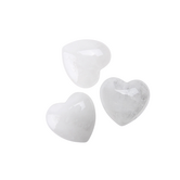 Bergkristal hartje 30mm (5 stuks)