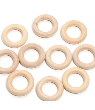 Houten ring 30mm (M) - 20 stuks