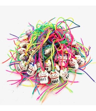 Gelukskat hanger  Maneki Neko 100st