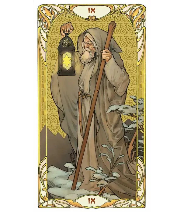 Golden Art Nouveau Tarot (gold foil)