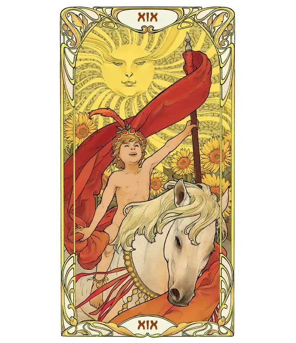 Golden Art Nouveau Tarot (gold foil)
