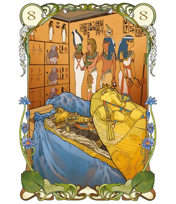 Egyptian Art Nouveau Lenormand Oracle