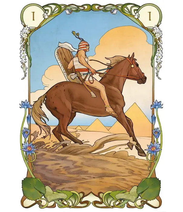 Egyptian Art Nouveau Lenormand Oracle