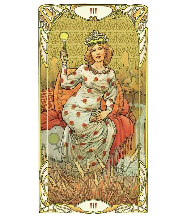 Golden Art Nouveau Tarot - Grand Trumps