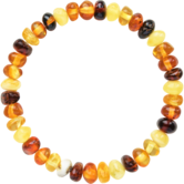 Armband Barnsteen 19cm - Baroque Multi (5 stuks)