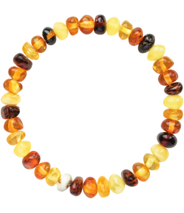 Armband Barnsteen 19cm - Baroque Multi (5 stuks)