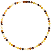 Ketting Barnsteen adult 45cm - Baroque Multi (5 stuks)