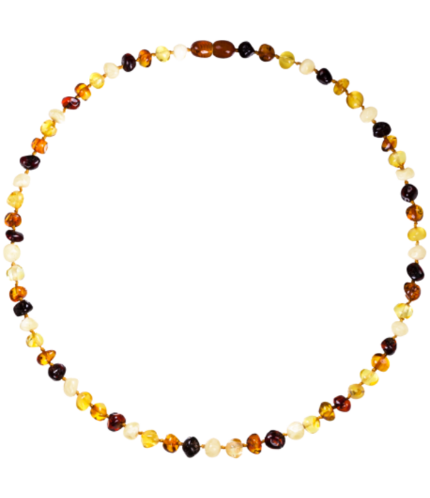 Ketting Barnsteen adult 45cm - Baroque Multi (5 stuks)