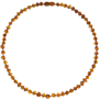 Ketting Barnsteen adult 45cm - Baroque Cognac (5 stuks)