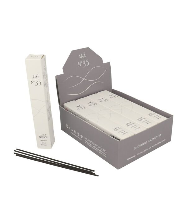 Shoyeido Daily Incense Sui No.35 – Cinnamon, Clove & Benzoin
