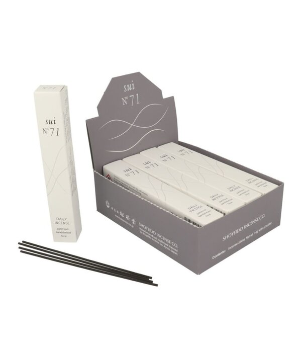 Shoyeido Daily Incense Sui No.71 – Patchouli, Sandalwood & Floral