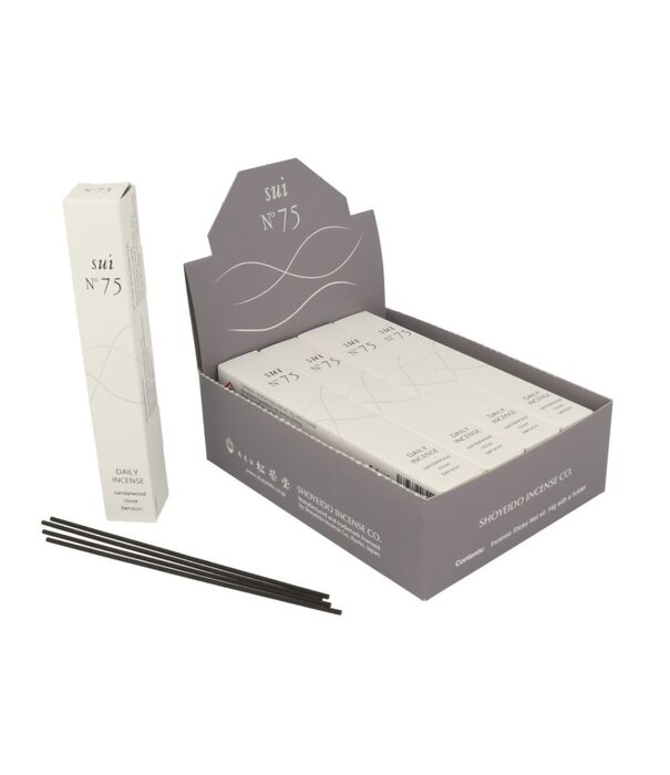Shoyeido Daily Incense Sui No.75 – Sandalwood, Clove & Benzoin