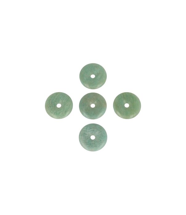 Amazoniet Donut Hanger  3cm (5 stuks)