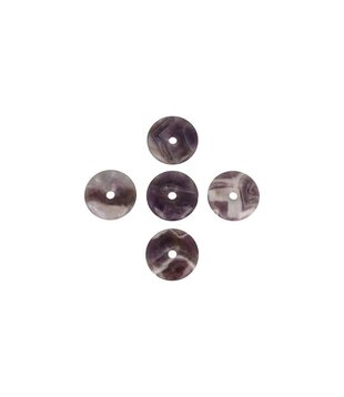 Amethist Donut  Hanger  3cm (5 stuks)