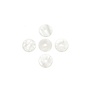 Bergkristal Donut  Hanger  3cm (5 stuks)
