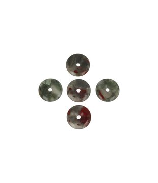 Bloodstone Donut  Hanger  3cm (5 stuks)