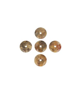 Crazy Lace Agaat Donut  Hanger  3cm (5 stuks)