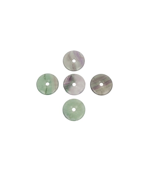 Fluoriet Donut  Hanger  3cm (5 stuks)