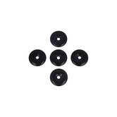 Goudsteen blauw Donut  Hanger  3cm (5 stuks)