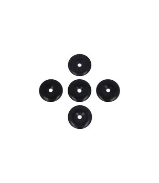 Goudsteen blauw Donut  Hanger  3cm (5 stuks)