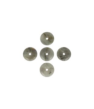 Labradoriet Donut  Hanger  3cm (5 stuks)