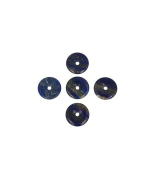 Lapis Lazulli Donut  Hanger  3cm (5 stuks)