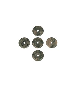 Nine Dragon Jade Donut  Hanger  3cm (5 stuks)